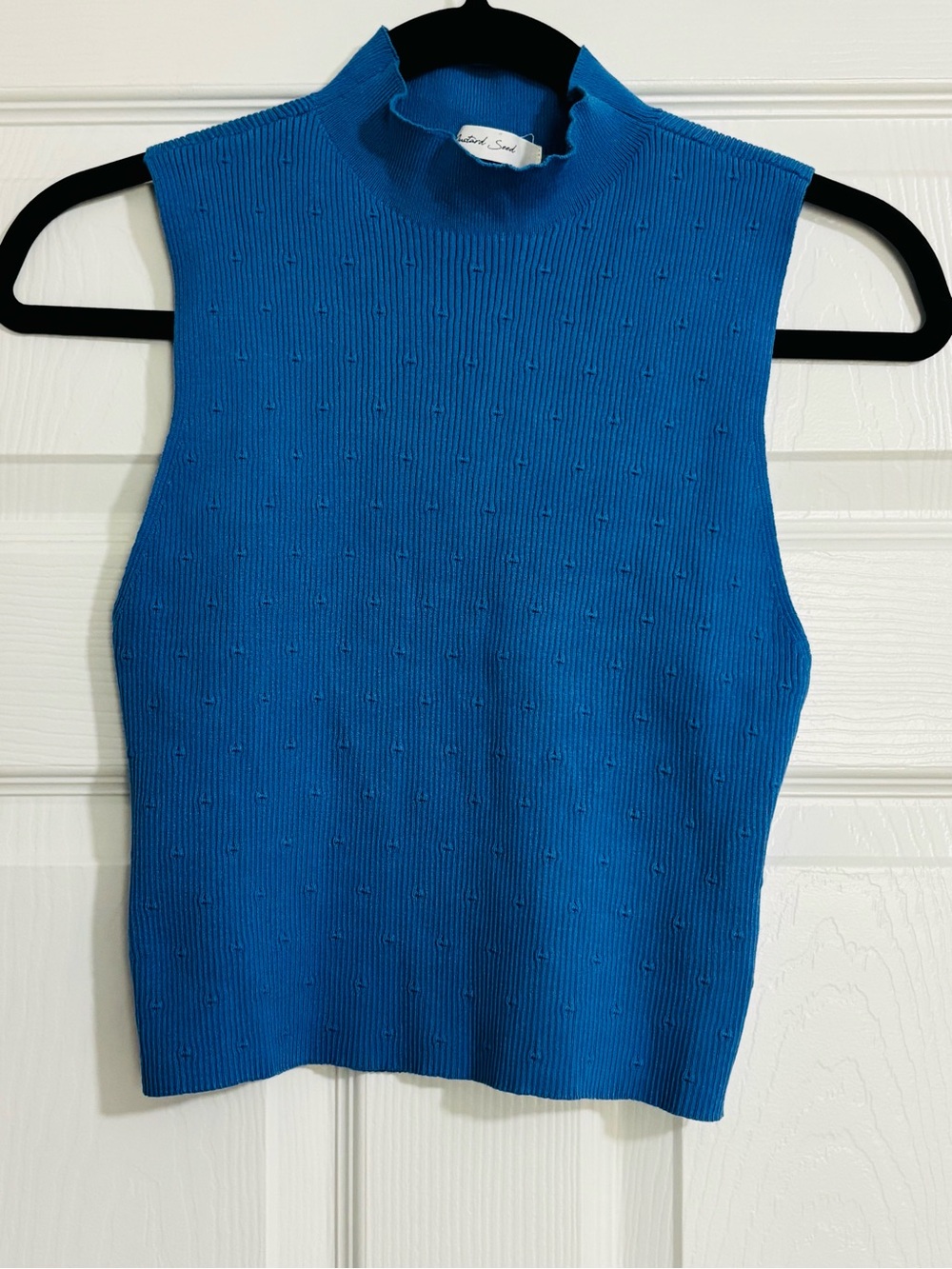Sleeveless Mock Neck Tank